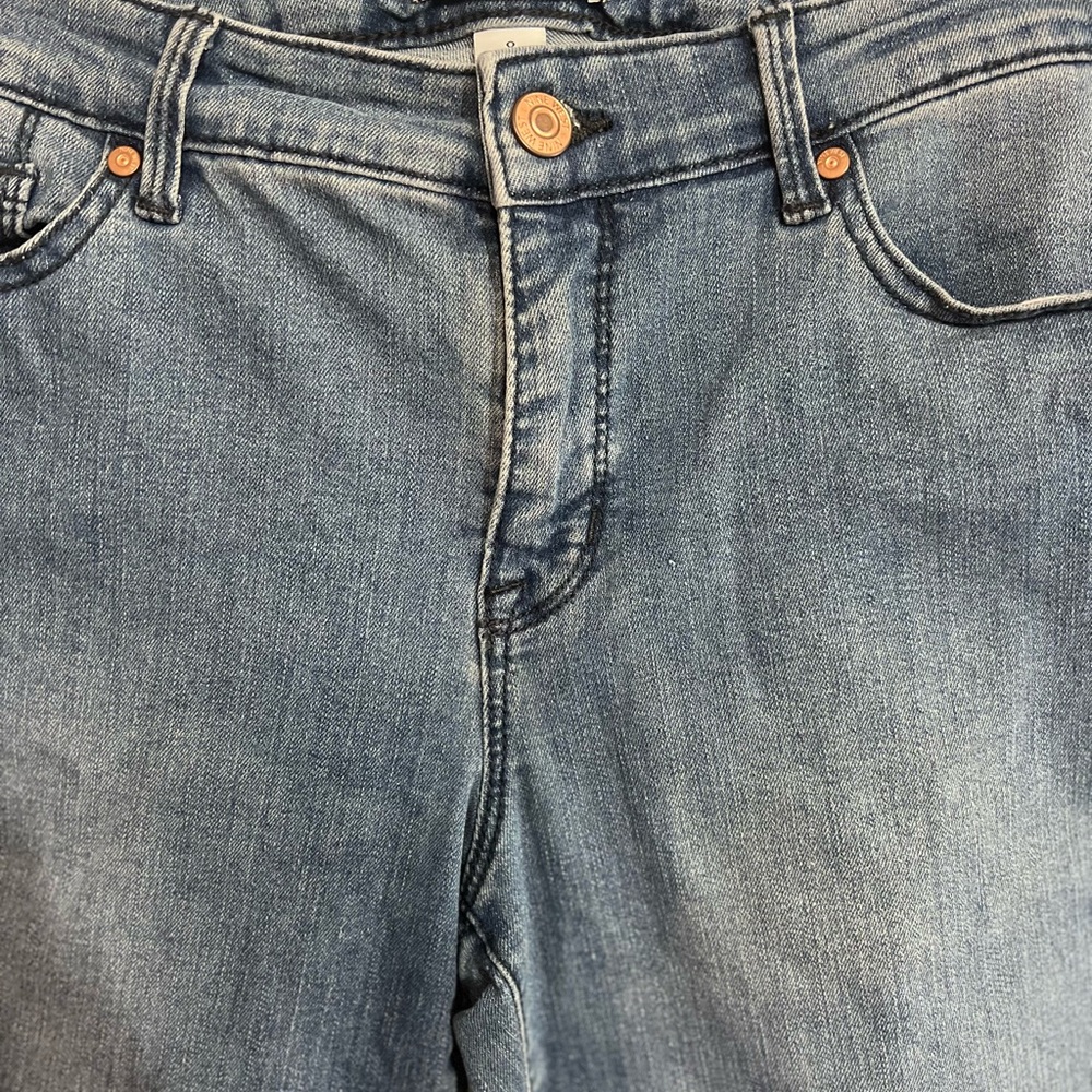 Nine West Light Blue Straight Leg Jeans